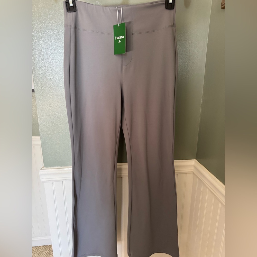 Halara Flex™ High Waisted Back Side Pocket Slight Flare Work Pants - Picture 4 of 9